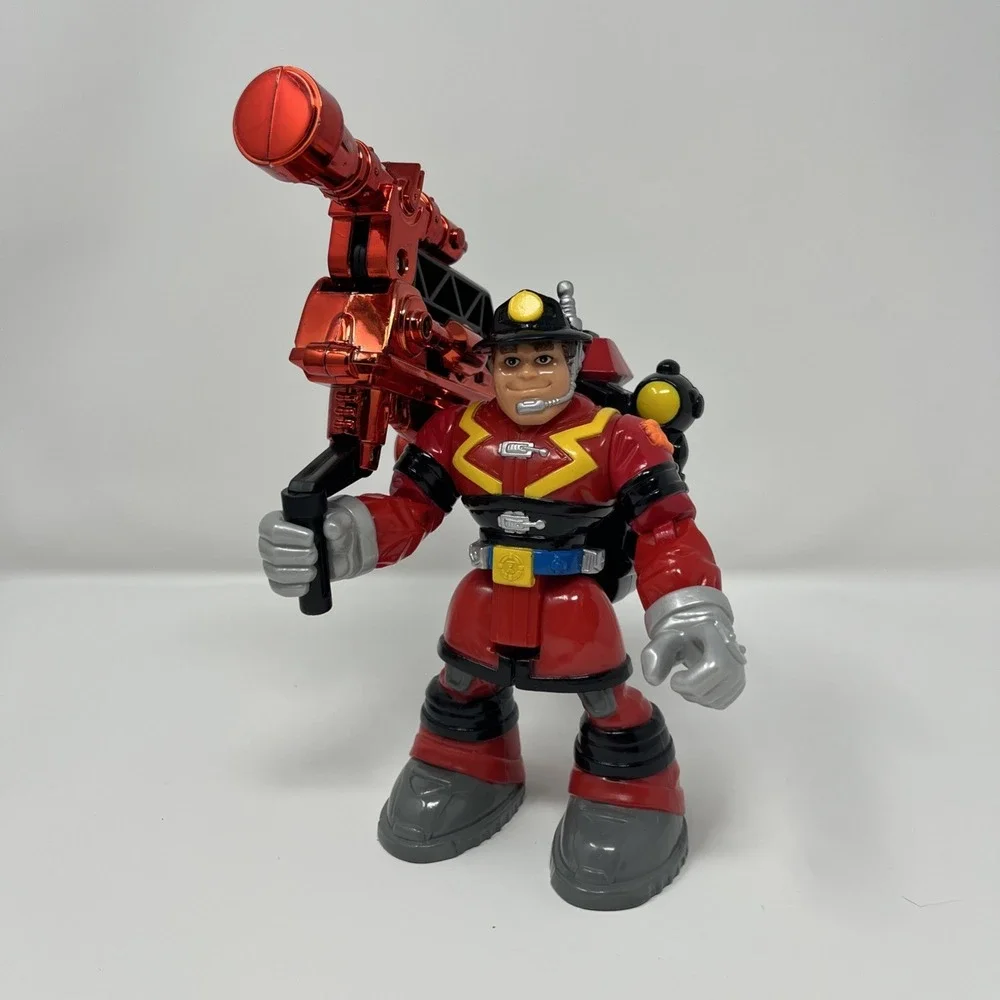 2000 Mattel Fisher Price Rescue Heroes SAM‎ SPARKS Firefighter Figure